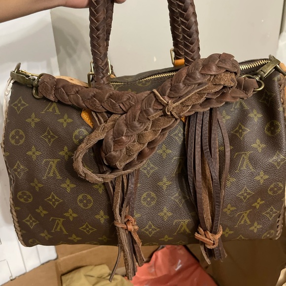 Authentic Louis Vuitton speedy 35 vintage boho bag - Picture 10 of 12